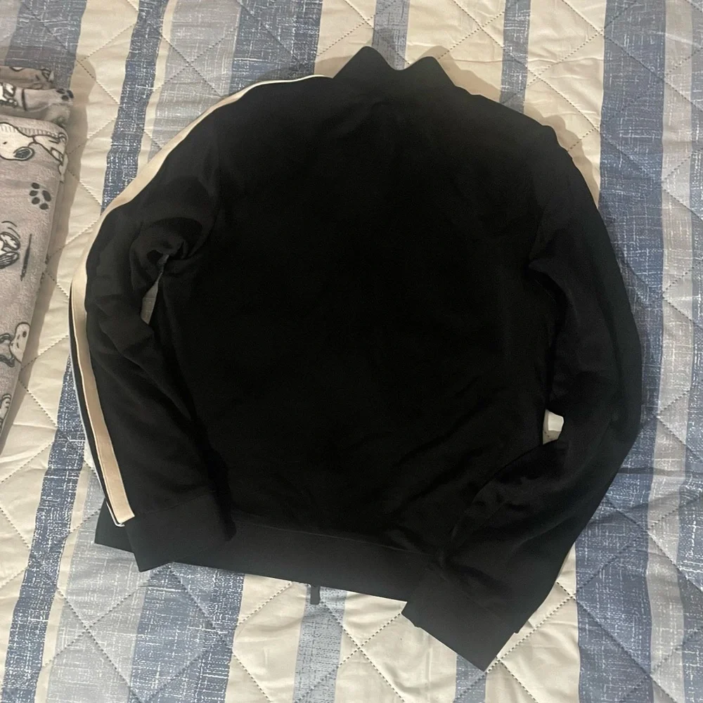 VS PINK Track Star Full Zip Jacket in Black Size S 🖤🩵🤍 - Picture 7 of 7